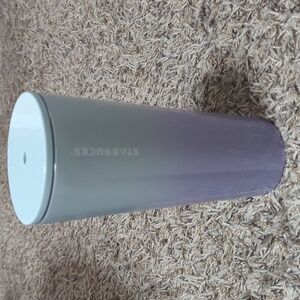Starbucks Metal Tumbler Cup 24 oz Gradient Blue Purple